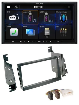Alpine Bluetooth 2DIN MP3 DAB USB Autoradio für Hyundai Azera Japan USA Grandeur - Bild 1 von 4
