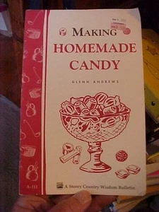 MAKING HOMEMADE CANDY by Andrews (1989, Storey - Picture 1 of 1