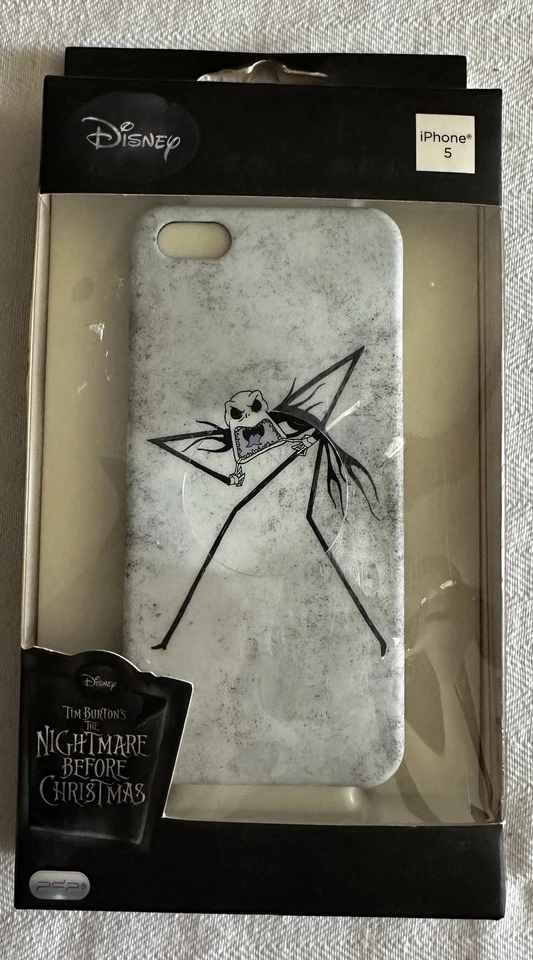 迪士尼 Jack Skellington iPhone 5 保护套 外壳 圣诞前噩梦 罕见 — 第 1/4 张图片