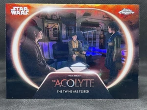 2025 Topps Chrome Star Wars ACOLYTE Insert Refractor #AC-8 The Twins Are Tested - Picture 1 of 2