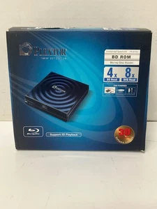 Plextor PX-B120U Blue-Ray Disc Reader 3D Playback 4XBD Read 8XDVD (Untested) - Picture 1 of 15