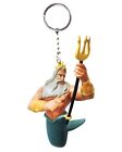 King Triton PVC Schlüsselring Schlüsselanhänger Figur Ornament Charm kleine Meerjungfrau