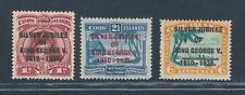 1935 Cook Islands, Stanley Gibbons n. 113/115, MH*