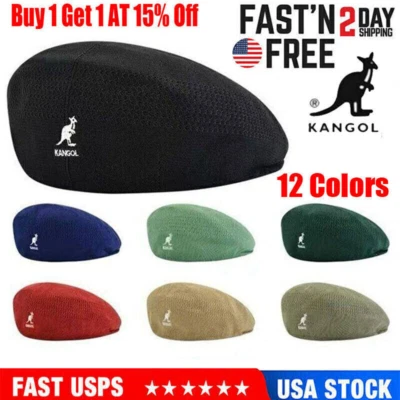 Kangol Breathable Beret Hat Summer Casual Woven Caps For Men Women Xmas Gift - Image 1 of 2