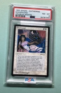 SHAHRAZAD Arabian Nights PSA 8 MTG Magic the Gathering Reserved List - Picture 1 of 2