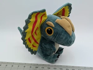 Juguete de peluche de dinosaurio de Parque Jurásico Dilophosaurus verde 11 pulgadas - Imagen 1 de 8