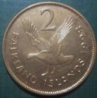 FALKLAND ISLANDS 1998 Two Pence Goose Landing 2 Cent Coin
