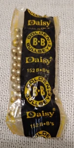Vintage Daisy Golden Bullseye BB'S 152 Packs Each Sealed, FREE SHIPPING - Picture 1 of 2