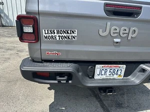Less Honkin More Tonkin Decal Funny Bluegrass Country Music Hillbilly Honky Tonk - Picture 1 of 3