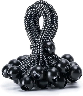 30 Pack Ball Bungee Cord, 6 Inch Heavy Duty Bungie Cord Balls Canopy Tarp Tie - Image 1 of 4