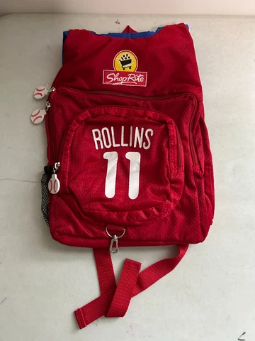 Philadelphia Phillies Youth SGA Jimmy Rollins Backpack MINT!!! Cover