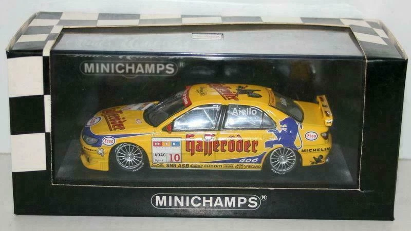 PEUGEOT 406 #10 STW 1997 ESSO AIELLO MINICHAMPS 430971110 1/43 HASSERODER FACOM - Immagine 1 di 1