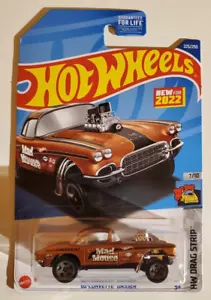 HOT WHEELS - 62 CORVETTE GASSER - COP - 225 DE 250 - TIRA DE ARRASTRE HW 7 DE 10 NUEVO EN PAQUETE - Imagen 1 de 2