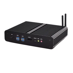 Fanless Mini Desktop PC Windows 10 PRO i7-4500U 16GB RAM 512GB SSD 2*LAN 2*HDMI - Picture 1 of 5