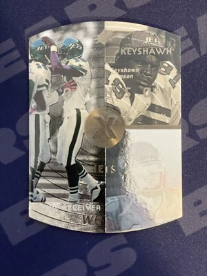 1998 SPx Steel New York Jets Football Card #31 Keyshawn Johnson - Image 1 of 2