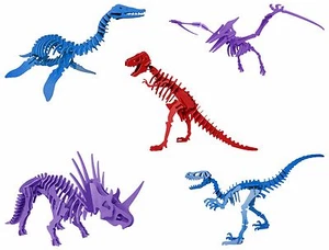 Boneyard Pets - 3D plastic dinosaur skeleton models (puzzle / construction toys) - Picture 1 of 21