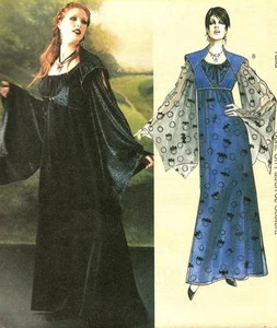 2003 Gothic Vampire Dress Vest Costume Pattern Choice Sz 6-20 McCall's 4089 OOP  - Picture 1 of 2