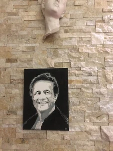 Quadro Dipinto a mano ''CHRISTIAN DE SICA'' firmato e autenticato - Foto 1 di 3