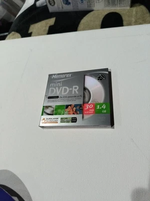 Mini DVD-R DL Memorex Blank New for DVD-R Camcorders Or PC - Image 1 of 4