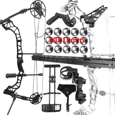 Bogenschießen Stahlkugel Releaser Launcher Compoundbogen Recurve Werkzeug Jagd - Bild 1 von 4