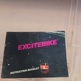 Excitebike (Nintendo NES, 1985)  Manual Booklet Only