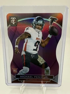 2024 Panini Totalmente Certificato Michael Penix Jr. #161 RC Viola Die-Cut /75 - Foto 1 di 2
