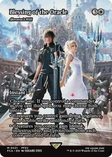 MTG Blessing of the Oracle - Akroma's Will (Showcase) Final Fantasy #0021 - Image 1 of 1