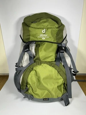 Mochila Deuter Futura Pro 34 AC SL AirComfort Senderismo Verde con Cubierta para Lluvia Foto 1 de 4