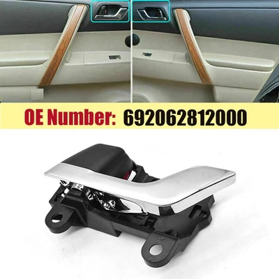 Передний водительский серебристый рычаг внутренняя дверная ручка для 2008-2013 Toyota Highlander - Изображение 1 из 4