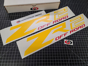 ZR2 Off Road Racing Decals Bedside Fender Stickers (2) 17" Colorado 2015-2022