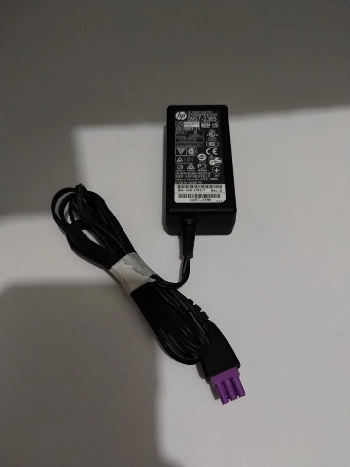 Fuente de alimentación adaptador de CA original HP 0957-2385 para impresora ¡Envío rápido! Foto 1 de 3