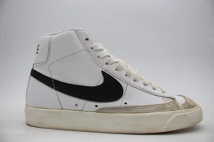 Nike Blazer Mid '77 Vintage White Black Women's 6.5 Shoes Sneakers CZ1055-100 - Picture 1 of 9