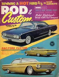 Vintage Rod & Custom Magazine November 1963 See Pics We Combine Shipping - Picture 1 of 3