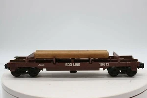 Lionel SOO Line 16612 Log Loader Live Action & 2 Logs as a Load O Gauge 1:48 - Picture 1 of 5