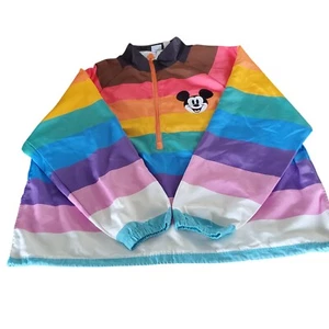Chaqueta Pullover Mickey Mouse 3/4 Cremallera Colección Orgullo Disney NUEVA CON ETIQUETAS 2XL LEER - Imagen 1 de 12