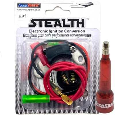Kit conversione accensione elettronica AccuSpark per Lucas 45D4 43D4 + tester scintilla.