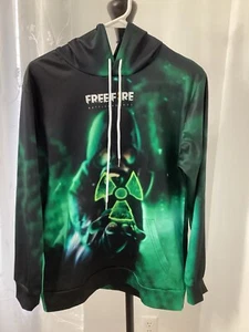 Free Fire Battlegrounds grüner Hoodie Pullover für Herren - Large - Bild 1 von 8