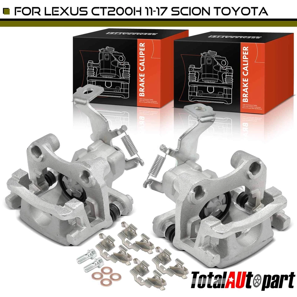 2x Pinza de freno de disco con soporte para Toyota Corolla iM Lexus CT200h trasera izquierda y derecha Foto 1 de 4