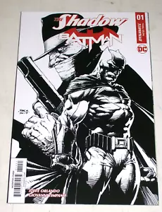 The Shadow/Batman #1 1:100 Rivenditore Incentive Variante Rivenditore Nuova Dinamite 2017 - Foto 1 di 2