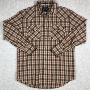 Pendleton Frontier Men’s Pearl Snap Western Plaid Size Small Long Sleeve Shirt - Picture 1 of 12
