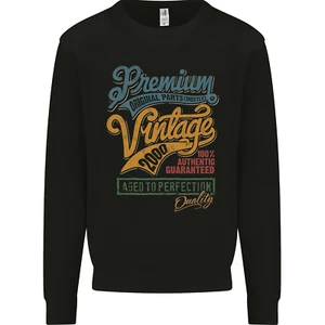 Aged to Perfection 25th Birthday 2000 Mens Sweatshirt Jumper - Picture 1 of 3