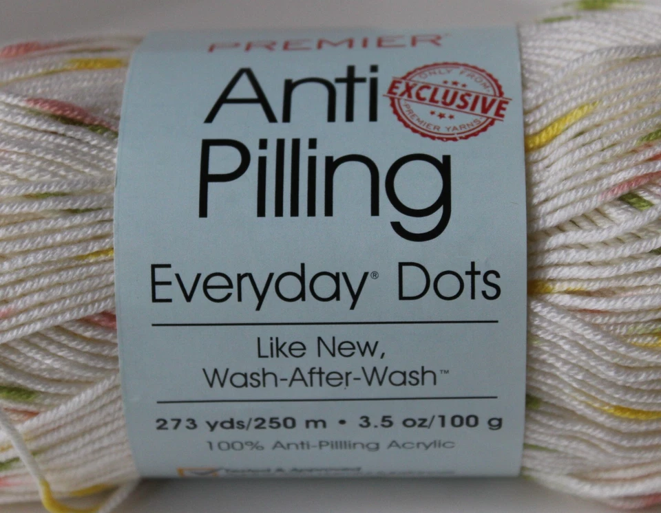 PREMIER YARNS Premier Anti Pilling Everyday Dots - sold per skein- 3 colors to choose