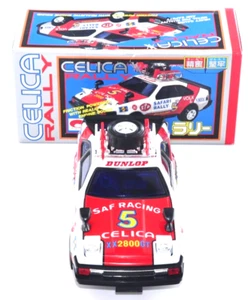 Selten Vintage unbenutzt Marusho Toyota Celica Rally Blechspielzeug Auto XX2800 Made in Japan - Bild 1 von 24