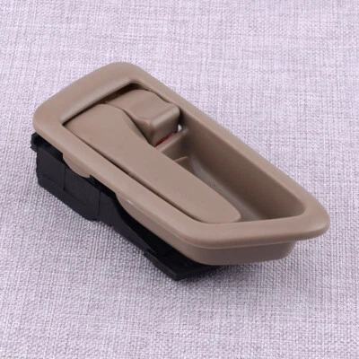 Manija interior de la puerta izquierda beige panel de tracción ajuste para Toyota Camry 1997-2001 Foto 1 de 4
