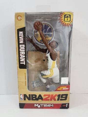 McFarlane Toys NBA Series 1 Golden State Warriors Kevin Durant NBA2K19 *Read* Cover