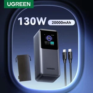 UGREEN 130W Nexode 20000mAh Smart Power Bank PD3.0 FastCharge For iphone Samsung - Picture 1 of 8