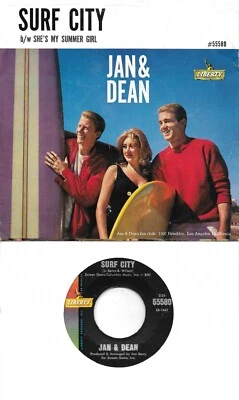 JAN & DEAN Surf City / She's My Summer Girl original 45 with PicSleeve from 1963 Foto 1 de 2
