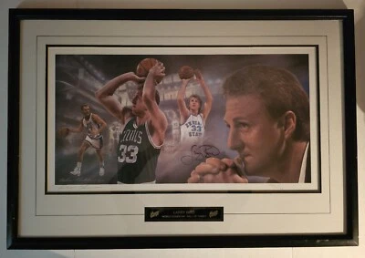 Litografía Mt Dew firmada edición limitada Larry Bird / Andrew Goralski 320/1100 Foto 1 de 4