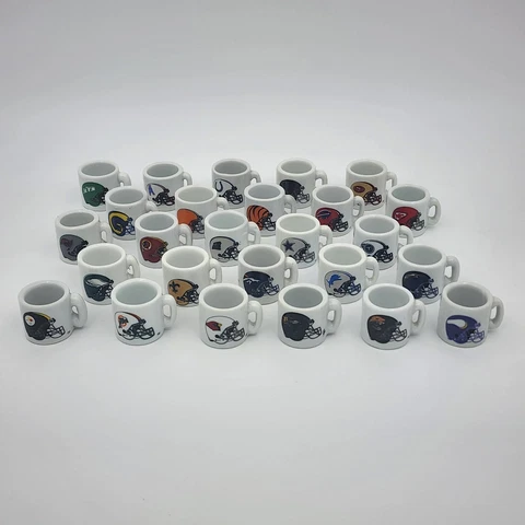 NFL Mini Ceramic Coffee Cups Mugs - Choose Your Favorite Team! Cover