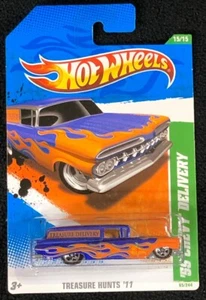 Hot Wheels 2011 Treasure Hunt #15 of 15 '59 Chevy Delivery - Picture 1 of 3